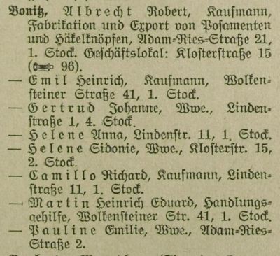 Adressbuch Annaberg 1923