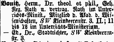 Berliner Adressbuch 1879