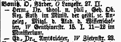 Berliner Adressbuch 1886