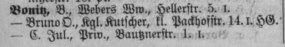 Adressbuch Dresden 1892