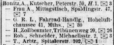 Adressbuch Hamburg 1905