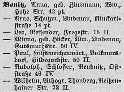 Leipziger Adressbuch 1906