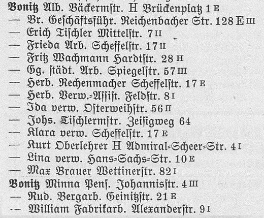 Adressbuch Zwickau 1936