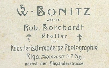 Firmenmarke W. Bonitz, Riga